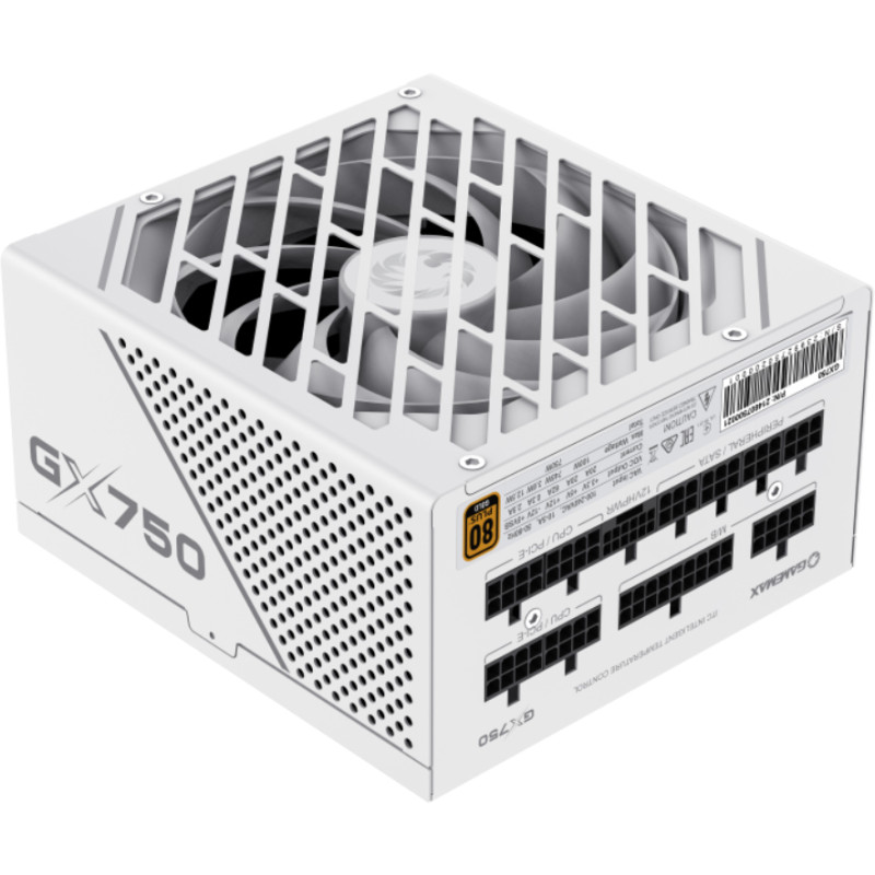 Блок живлення GAMEMAX GX-750 PRO WH (ATX3.0 PCIe5.0)