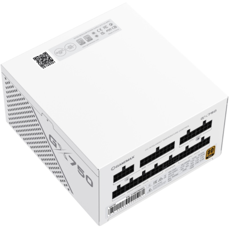 Блок живлення GAMEMAX GX-750 PRO WH (ATX3.0 PCIe5.0)