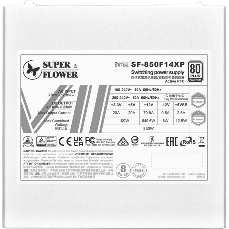 Блок живлення Super Flower 850W Leadex VII Platinum Pro White (SF-850F14XP WHITE)