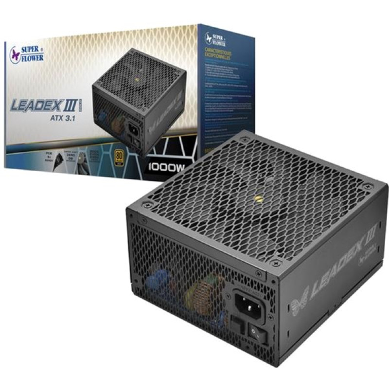 Блок живлення Super Flower ATX3.1 1000W LEADEX III GOLD (SF-1000F14GE)