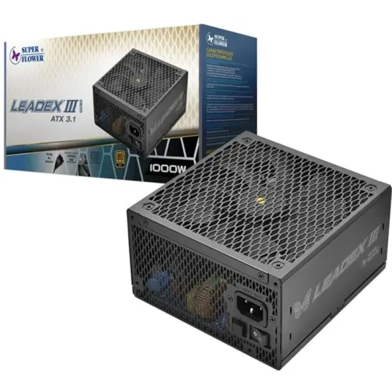 Блок живлення Super Flower ATX3.1 1000W LEADEX III GOLD (SF-1000F14GE)