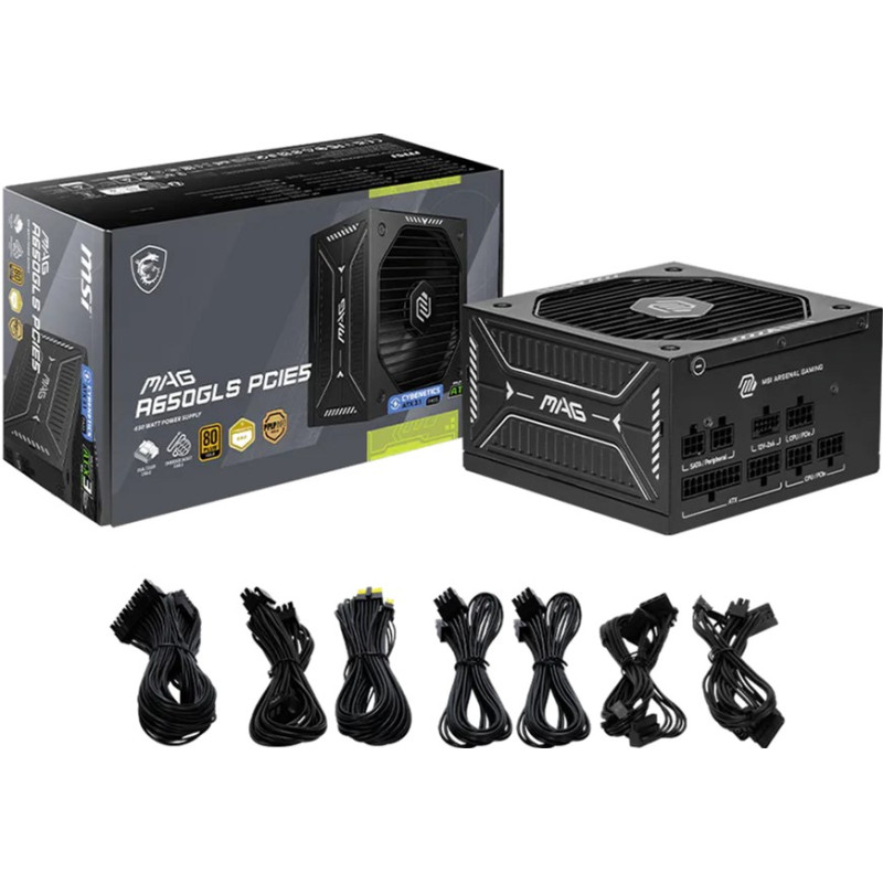 Блок живлення MSI MAG A650GLS PCIE5