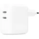 Блок питания Apple 35W Dual USB-C Power Adapter Model A2676 (MW2K3ZM/A)