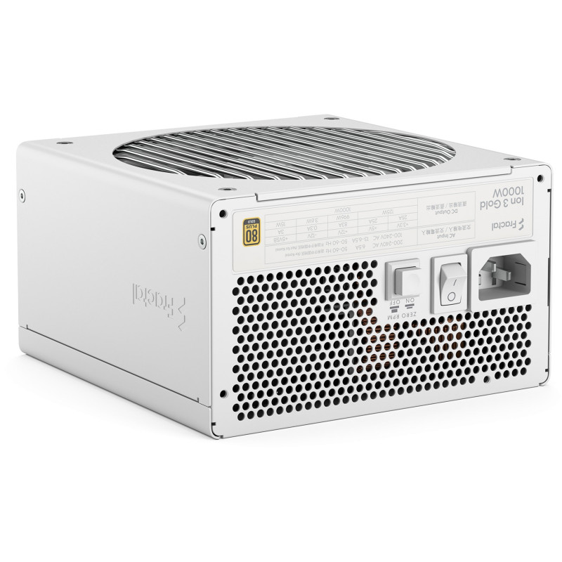 Блок питания Fractal Design Ion 3 Gold 1000W White (FD-P-IA3G-101-EU-WT)