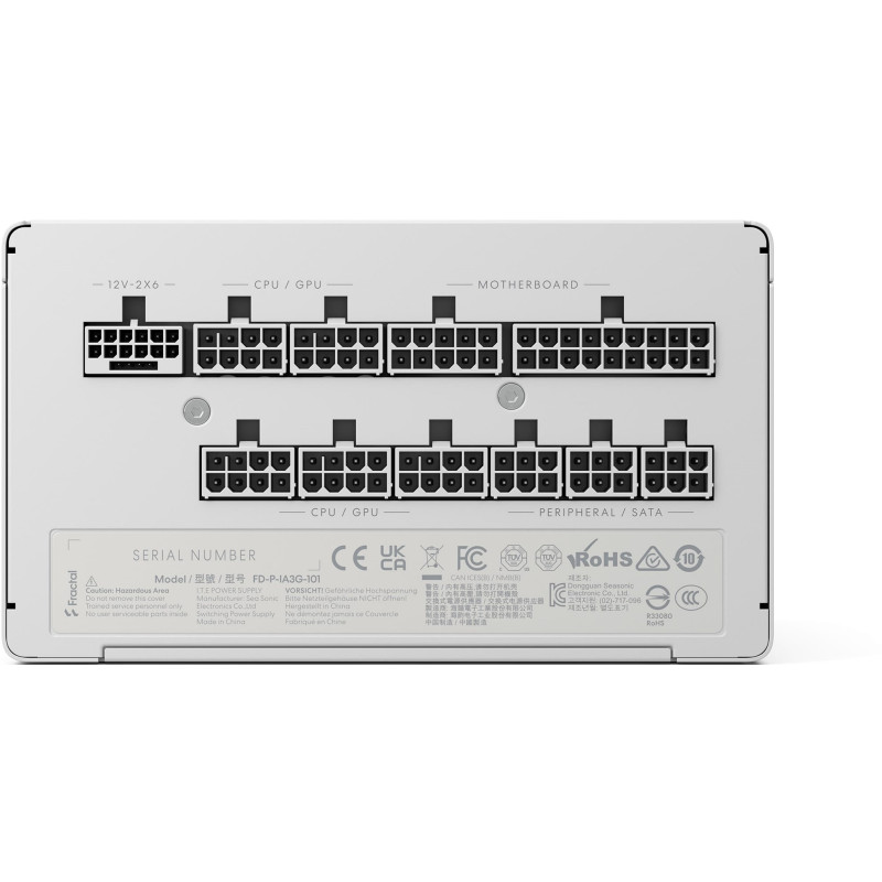 Блок питания Fractal Design Ion 3 Gold 1000W White (FD-P-IA3G-101-EU-WT)