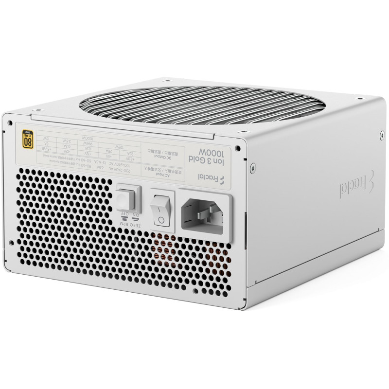 Блок питания Fractal Design Ion 3 Gold 1000W White (FD-P-IA3G-101-EU-WT)