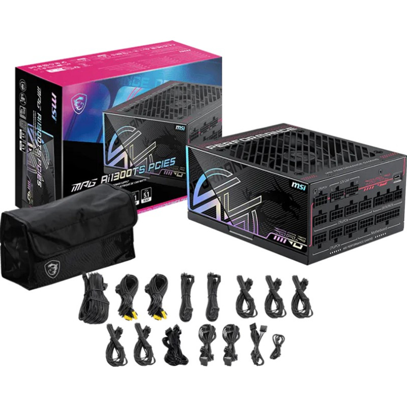 Блок живлення MSI MPG Ai1300TS PCIE5