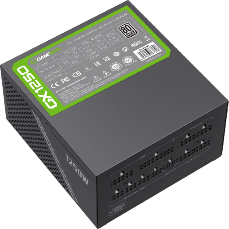 Блок живлення GAMEMAX GX-1250 PRO BK (ATX3.0 PCIe5.0