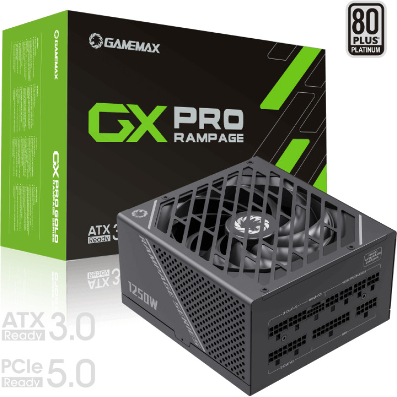 Блок живлення GAMEMAX GX-1250 PRO BK (ATX3.0 PCIe5.0