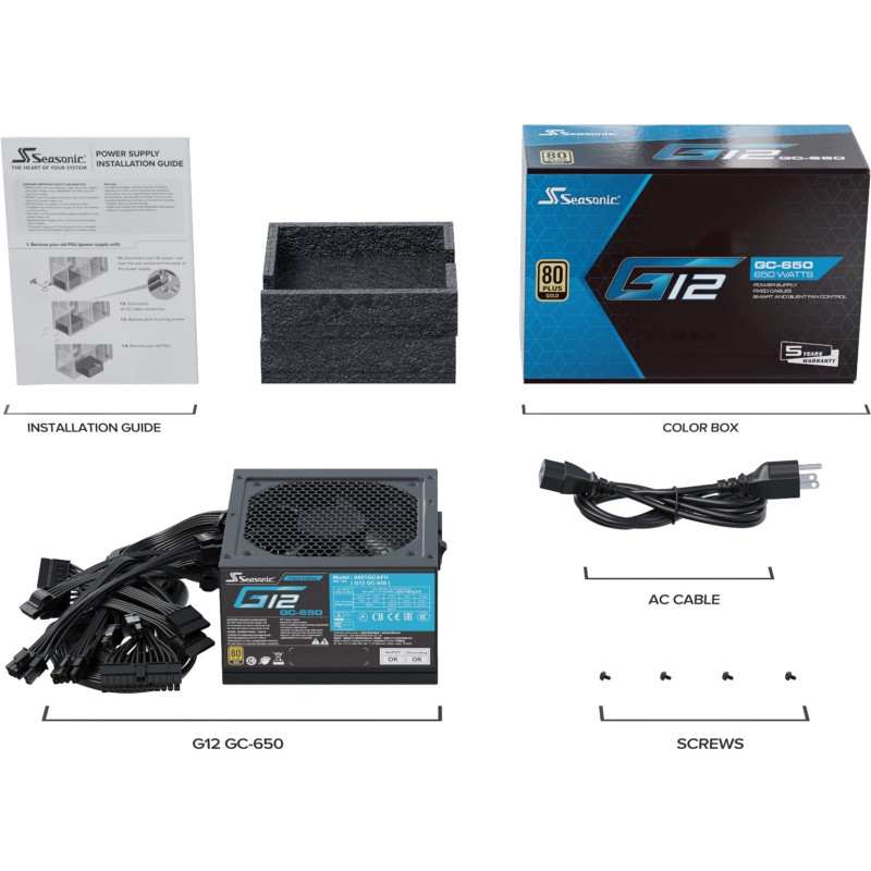 Блок питания SEASONIC G12 GC-650