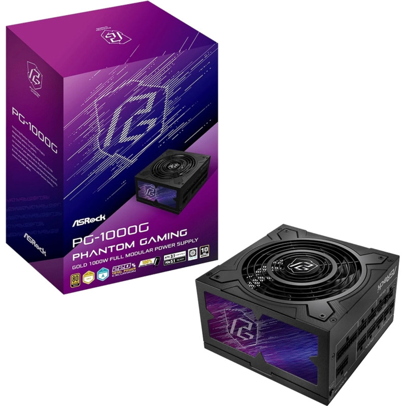 Блок живлення ASRock Phantom Gaming 1000W (PG-1000G)