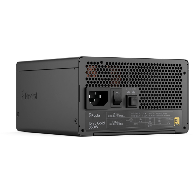 Блок питания Fractal Design Ion 3 Gold 850W (FD-P-IA3G-850)