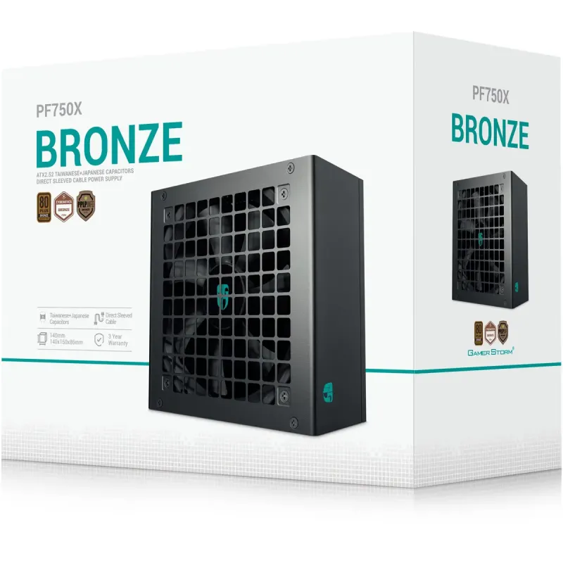 Блок живлення DeepCool GamerStorm 750W PF750X (R-PF750X-HD0B-JGEU)