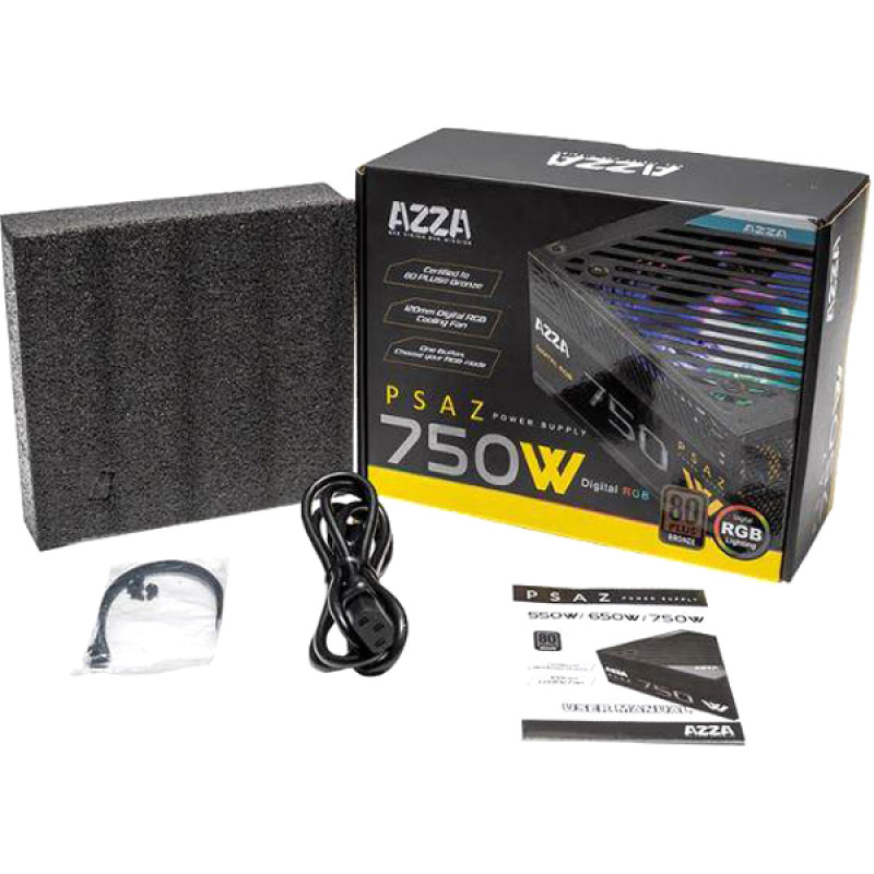 Блок питания AZZA PSAZ-750W ARGB