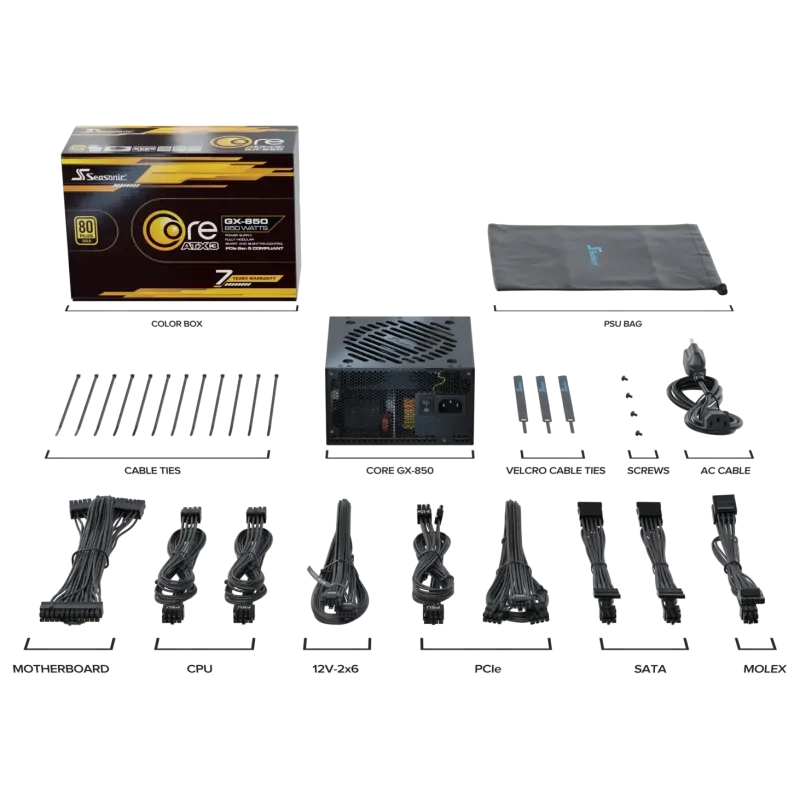 Блок живлення SEASONIC CORE GX-850-ATX31