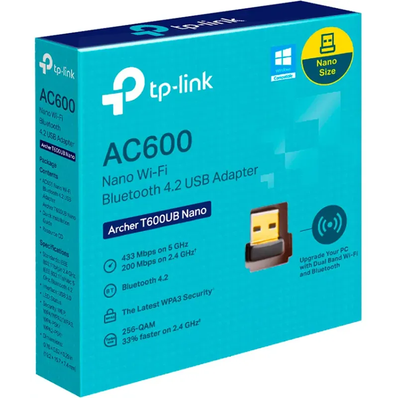 Мережевий адаптер TP-LINK Archer T600UB Nano