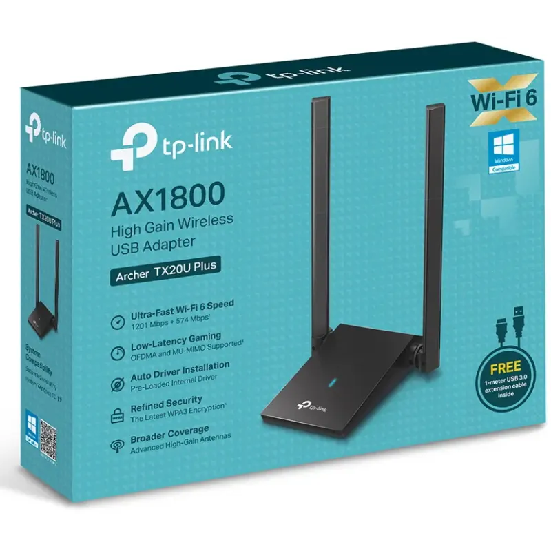 Мережевий адаптер TP-Link Archer TX20U Plus