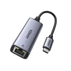 Сетевой адаптер UGREEN CM199 USB-C to Ethernet Adapter Grey (50737)