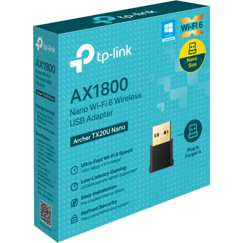 Сетевой адаптер TP-Link ARCHER TX20U NANO