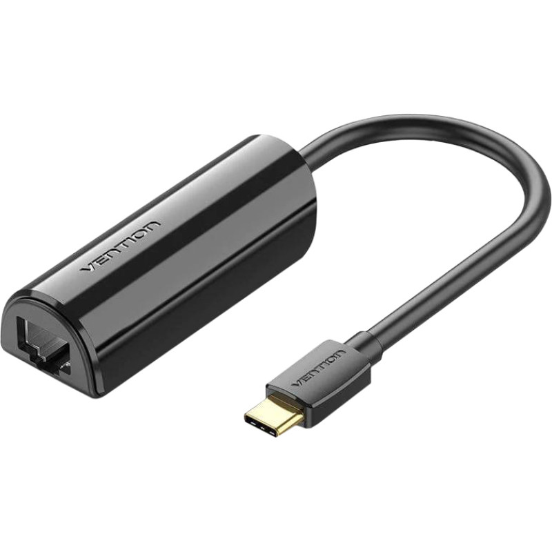 Мережевий адаптер Vention USB-C to Gigabit Ethernet Adapter Black (CFBBB)