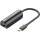 Мережевий адаптер Vention USB-C to Gigabit Ethernet Adapter Black (CFBBB)