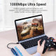 Мережевий адаптер Vention USB-C to Gigabit Ethernet Adapter Black (CFBBB)