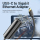 Мережевий адаптер Vention USB-C to Gigabit Ethernet Adapter Black (CFBBB)