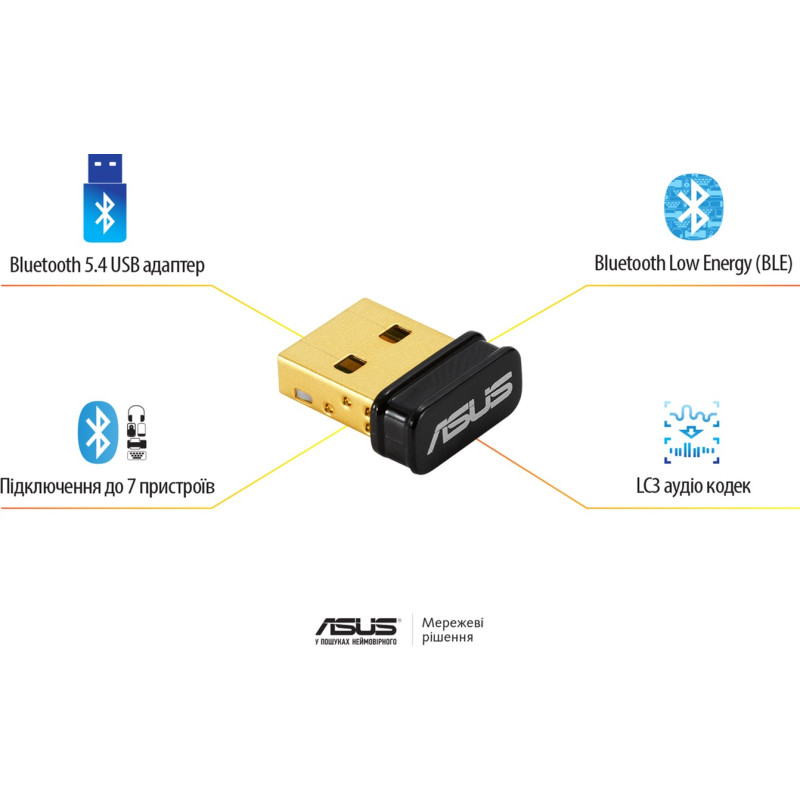 Сетевой адаптер Asus  USB-BT540