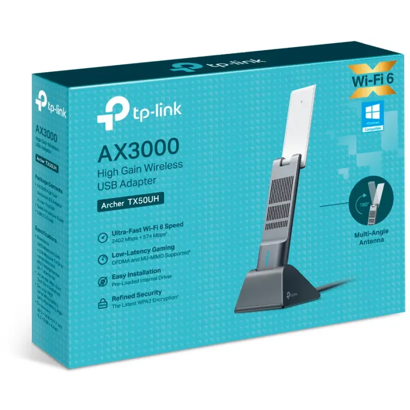 Сетевой адаптер TP-Link Archer TX50UH