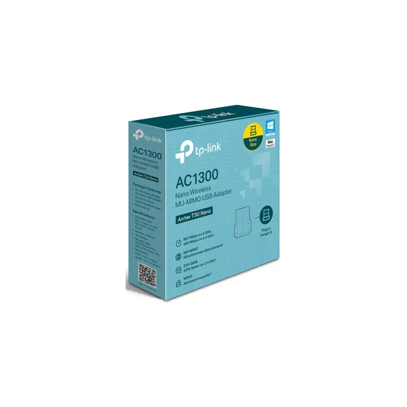 Сетевой адаптер TP-Link Archer T3U Nano