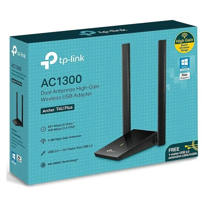 Сетевой адаптер TP-Link Archer T4U Plus