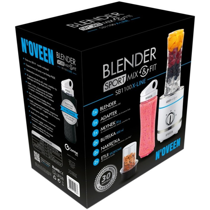 Блендер N'oveen Sport Mix & Fit SB1000 Xline
