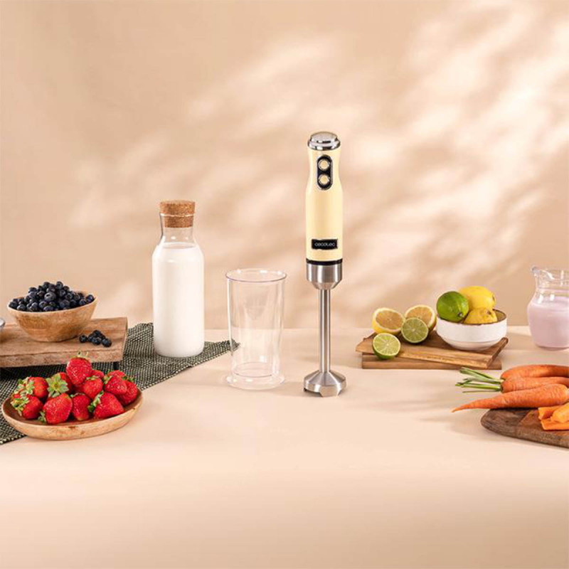 Блендер Cecotec Power Retro 1200MAX Cream&Crush Yellow (CCTC-03941)