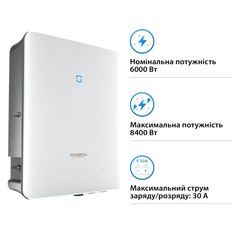 Гібридний інвертор Sungrow SH6.0RS-V11