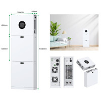 Гібридний інвертор 2E PowerWall Vezha 5000 Вт, 10.24 кВт/год, MPPT 5.5 кВт, WiFi, розширення, парал.підкл (2E-ESS-PWV5-10)