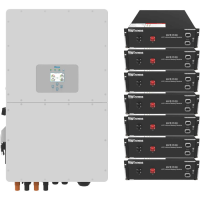 Гібридний інвертор DEYE SUN-30K-SG01HP3-EU-BM3-HV51100-7-35.84kW-LFP