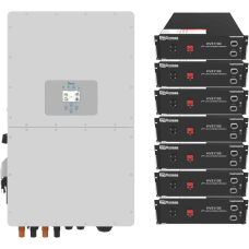 Гибридный инвертор DEYE SUN-30K-SG01HP3-EU-BM3-HV51100-7-35.84kW-LFP