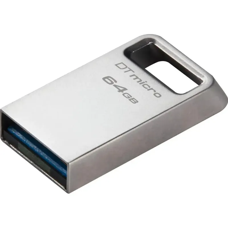 Флеш память USB Kingston 64 GB DataTraveler Micro USB 3.2 Metal (DTMC3G2/64GB)