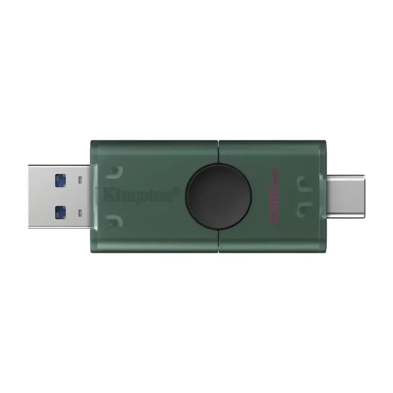 Флеш пам'ять USB Kingston 256 GB DataTraveler Duo Green (DTDEG2/256GB)