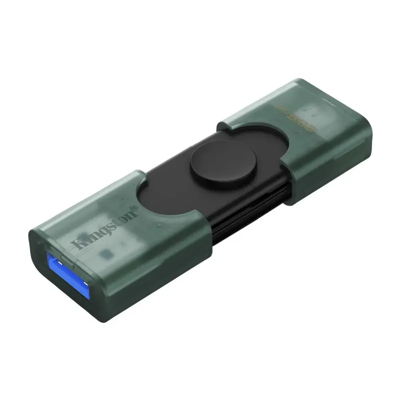 Флеш пам'ять USB Kingston 256 GB DataTraveler Duo Green (DTDEG2/256GB)
