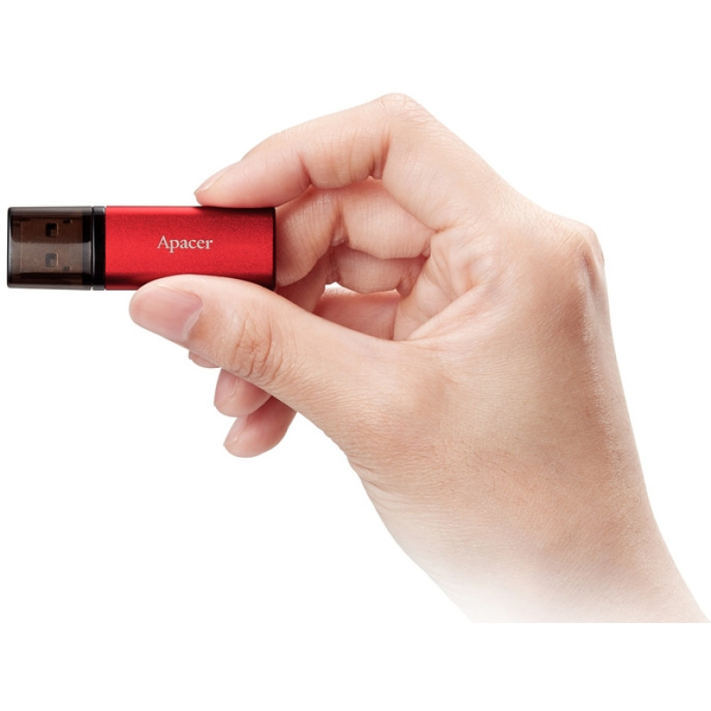 Флеш пам'ять USB Apacer 256 GB AH25B USB 3.1 Red (AP256GAH25BR-1)