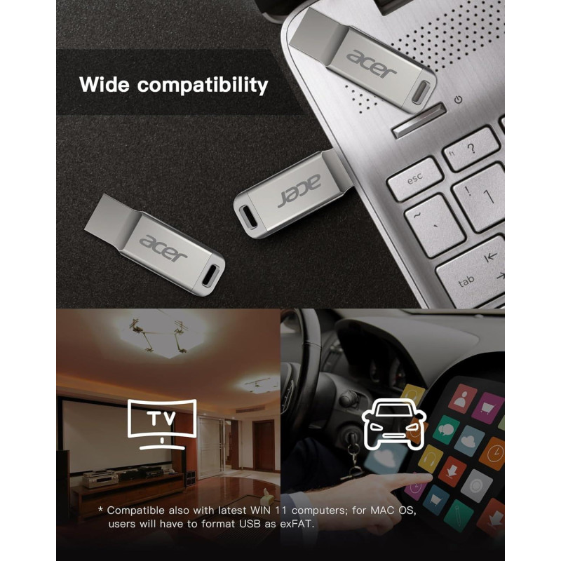 Флеш пам'ять USB Acer 256 GB UM310 USB 3.2 (BL.9BWWA.583)