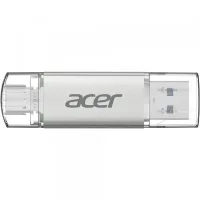 Флеш пам'ять USB Acer 128 GB UT300 Dual Drive USB-C & USB-A Grey (BL.9BWWA.590)