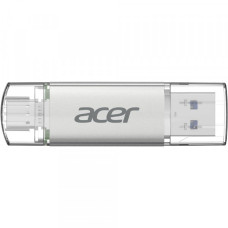 Флеш пам'ять USB Acer 128 GB UT300 Dual Drive USB-C & USB-A Grey (BL.9BWWA.590)