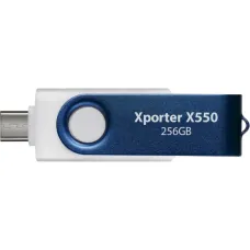 Флеш память USB PATRIOT 256 GB Xporter X550 USB 3.2 Gen 1 Type-A+C (PS256GX550AAD)