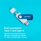 Флеш пам'ять USB PATRIOT 256 GB Xporter X550 USB 3.2 Gen 1 Type-A+C (PS256GX550AAD)