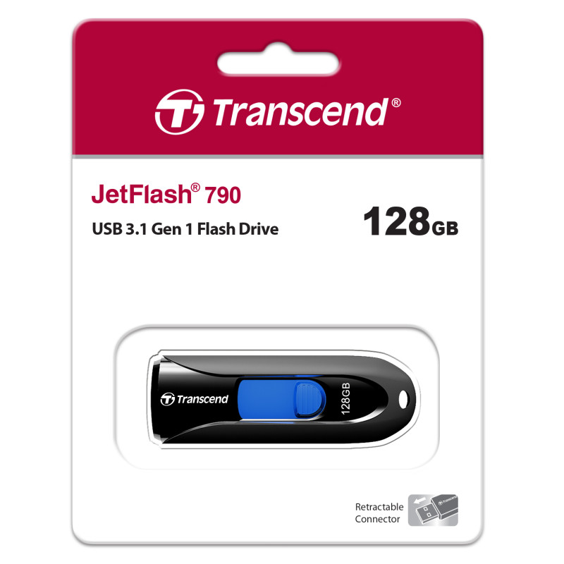 Флеш память USB Transcend 128 GB JetFlash 790 TS128GJF790K