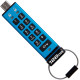 Флеш пам'ять USB Kingston 128 GB USB3.2 IronKey Keypad Blue (IKKP200C/128GB)