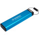 Флеш пам'ять USB Kingston 128 GB USB3.2 IronKey Keypad Blue (IKKP200C/128GB)