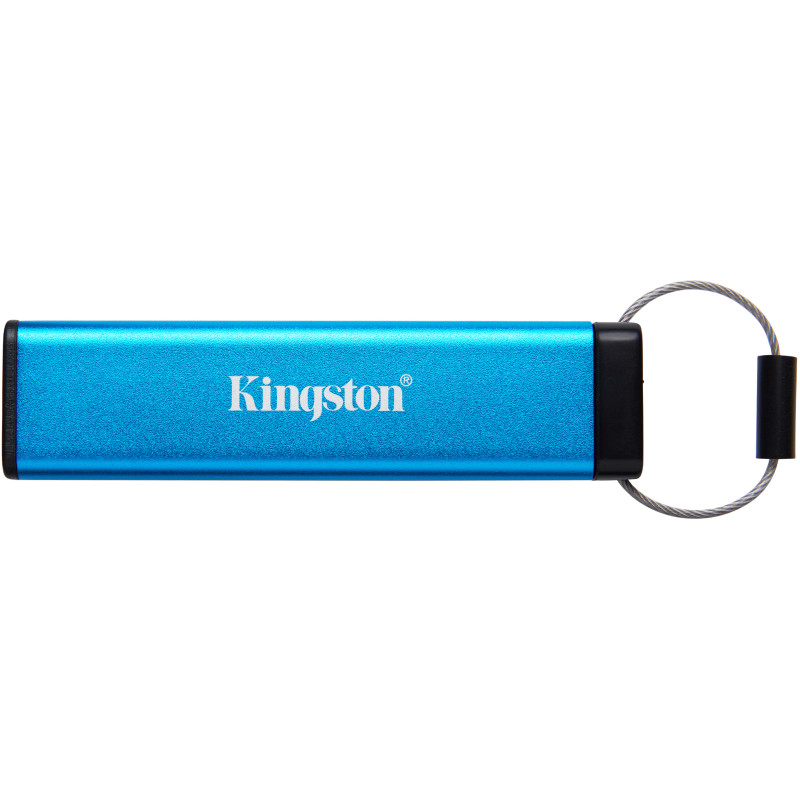 Флеш пам'ять USB Kingston 128 GB USB3.2 IronKey Keypad Blue (IKKP200C/128GB)